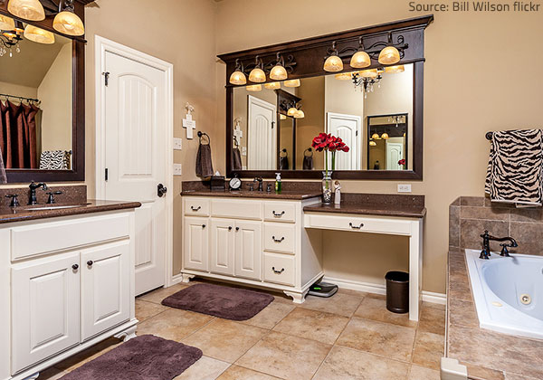 Your choice of a bathroom countertop depends on your aesthetic taste.