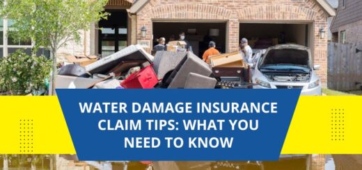 water damage insurance claims tips