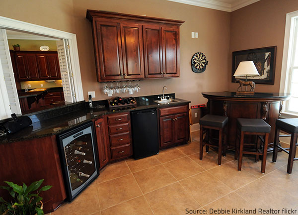 You need home bar cabinets, bar stools and appropriate barware to make your home bar efficient.