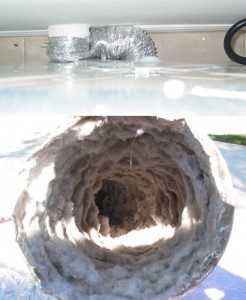 Dirty Dryer Vent Inspection