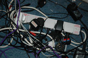 overloaded powerstrip