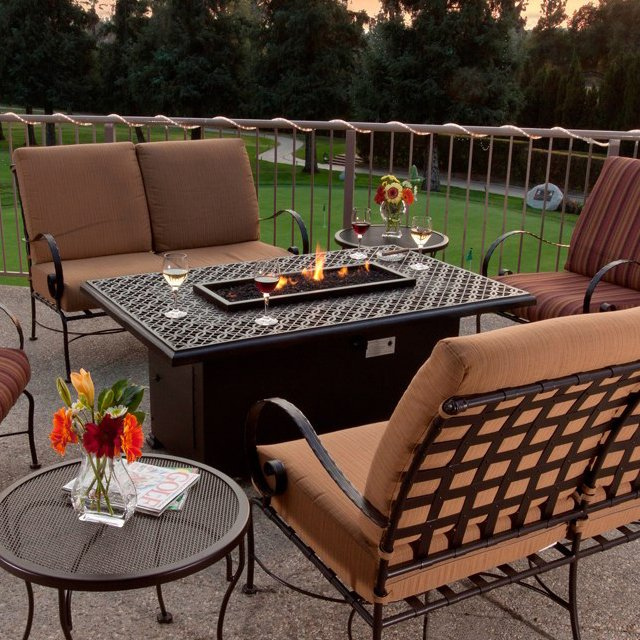 What Is A Fire Table Pros And Cons, Patio Furniture With Built In Fire Pit
