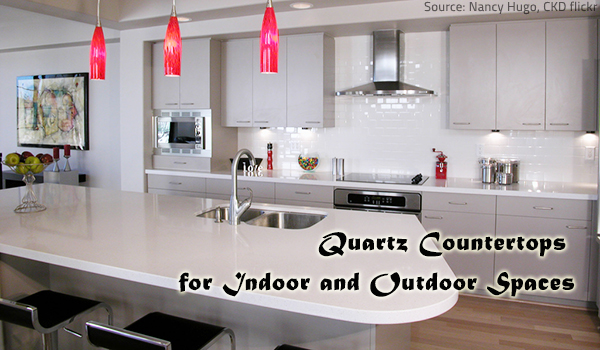 The many uses of quartz countertops.