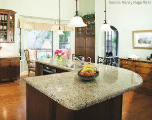 Granite countertops attract a lot of attention.