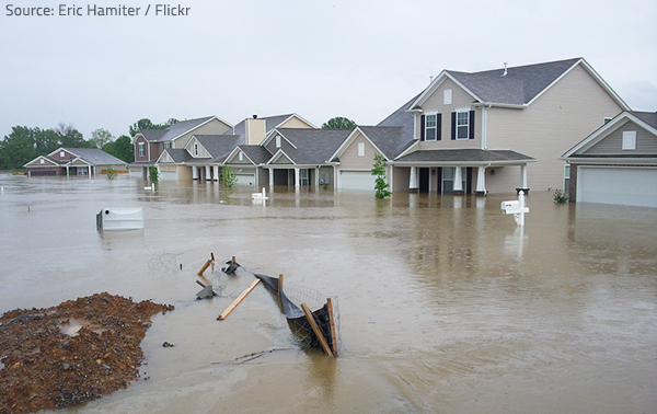 Floodwater can cause a lot of health problems.