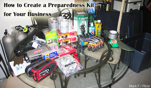 Find out what to put in an emergency preparedness kit for your business.