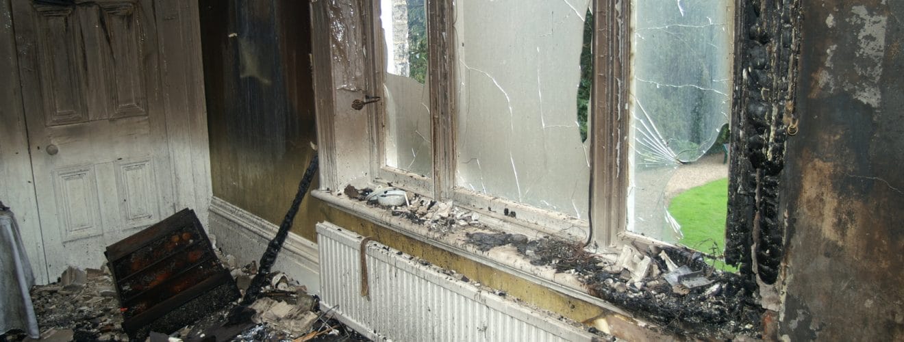 residential fire damage