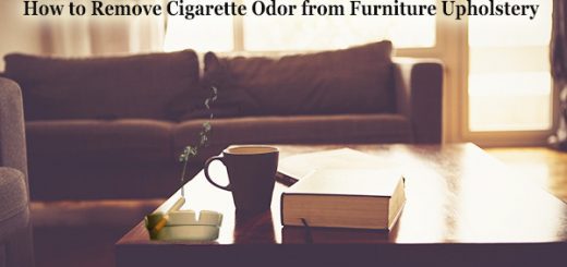 Removing cigarette odor from upholstery is difficult but you can do it of you use the right approach.