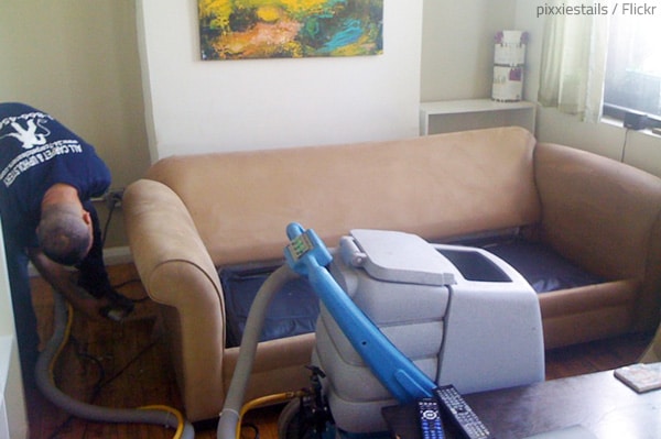 Using professional upholstery cleaning services is the best way to get cigarette smell out of furniture.