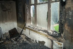 Smoke and fire damage restoration