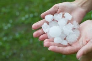 reconstruction services - Severe Thunderstorms may include large hail pellets