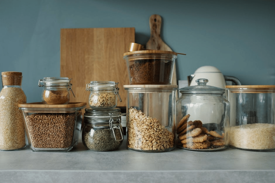 hoarding cleaning in Perkasie, PA - Spices neatly organized on a countertop