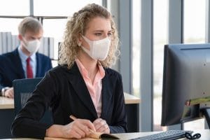 Keeping safe from coronavirus by wearing a mask when out in public - cleaning and disinfection services in Albuquerque, NM