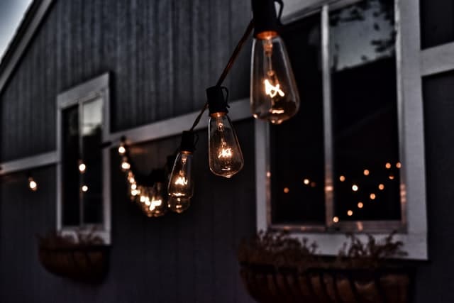 outdoor lighting - picture courtesy of David Pennington - Unsplash