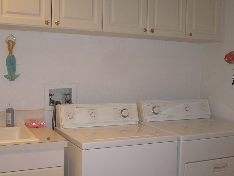 dryers in the laundry room