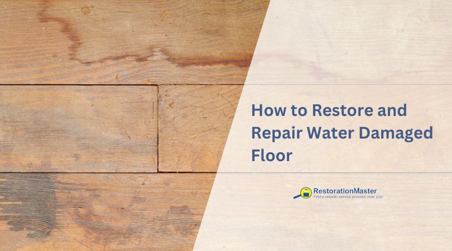 how to restore and repair water damaged floor