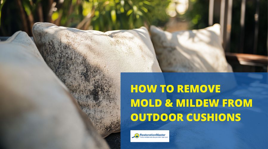 how to remove mold from outdoor cushions