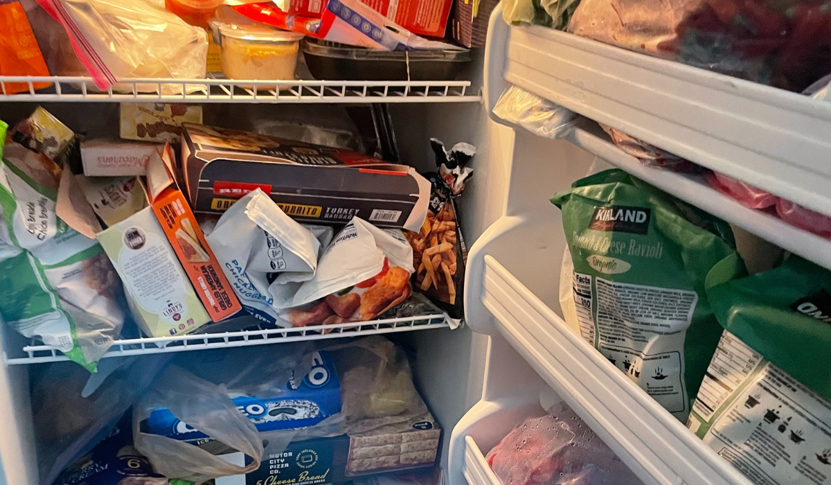 A Refrigerator Affected by Food Hoarding