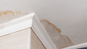 How to Address Water Damage on the Ceiling Under the Bathroom