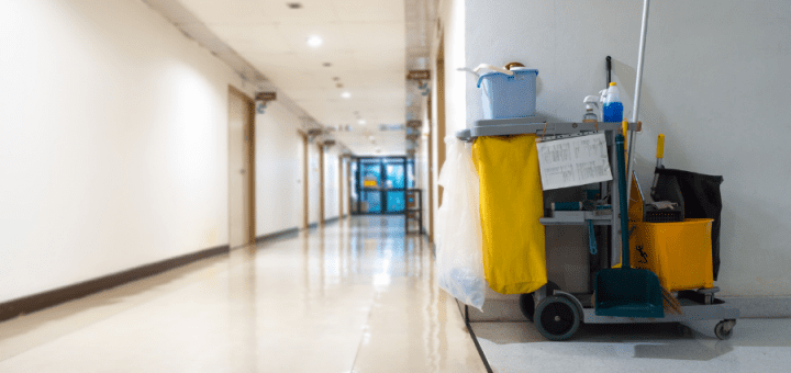 Janitorial Hallway Cleaning