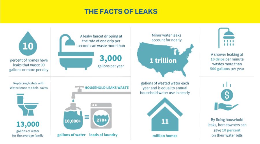 dangers and facts of water leaks