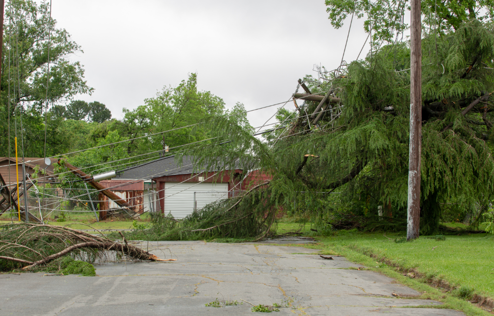 tornado damage