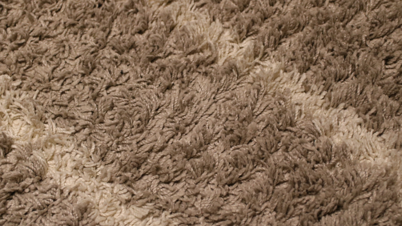 dirty wool rug