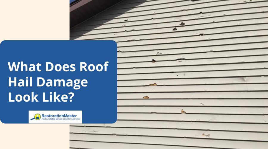 What Does Roof Hail Damage Look Like?