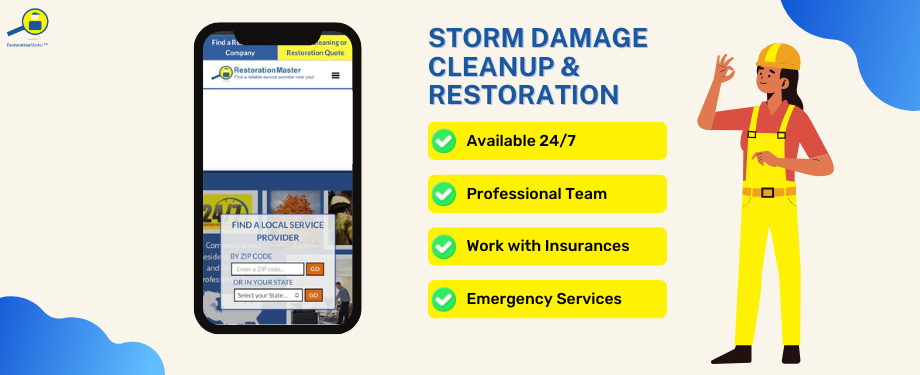 Storm Damage Cleanup - RestorationMaster