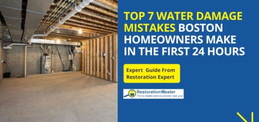 Top 7 Water Damage Mistakes Boston Homeowners Make in the First 24 Hours