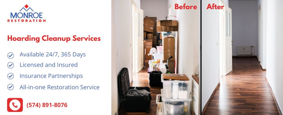 hoarding cleaning services by monroe restoration south bend indiana