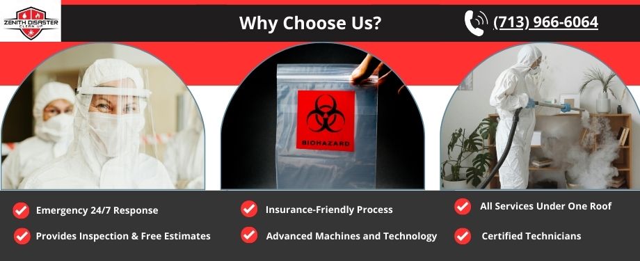 Why Choose Us For Biohazard Cleaning Spring TX