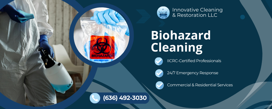Biohazard Cleaning Services in St. Louis ,MO - Innovative Cleaning & Restoration