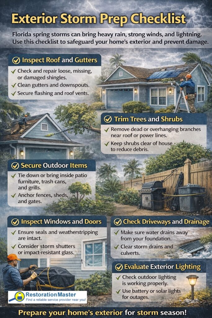 Florida storm prep for home exteriors Florida storm prep for home exteriors