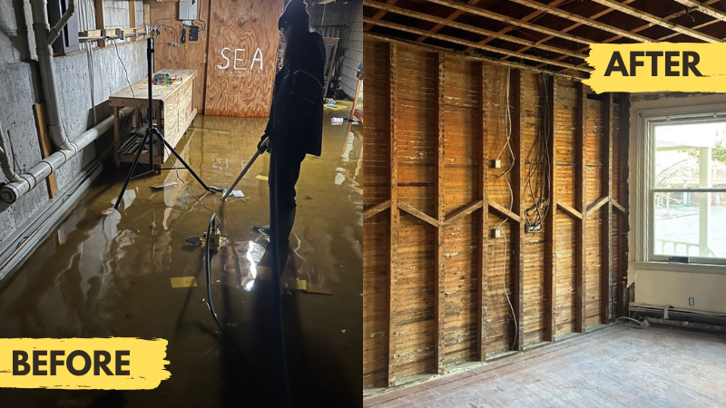 Sewage Backup Cleaning in Waterford, CT - Water Damage Drying Services