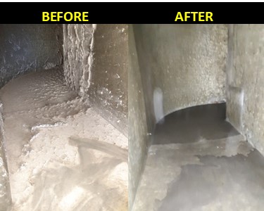 Air Duct Cleaning Kors Before After
