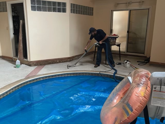 post-construction cleaning and hard-surface floor cleaning for indoor pool in Westerly RI