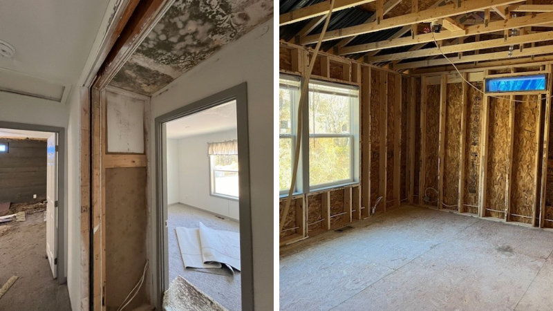 Mold Remediation job in Uncasville, Connecticut