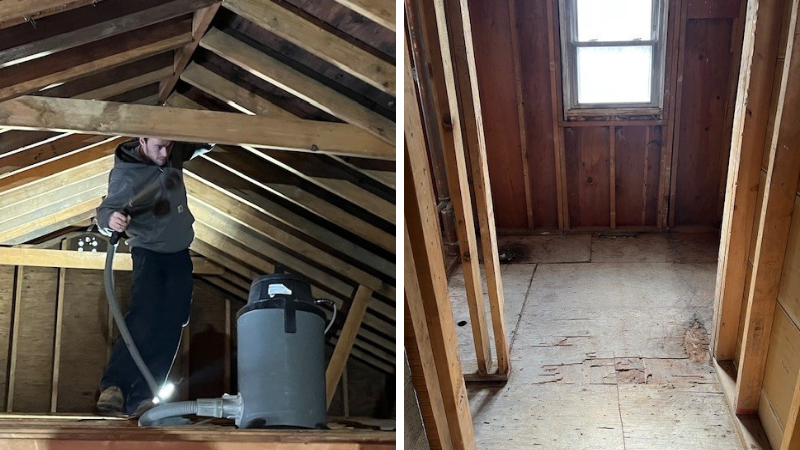 fire and soot damage cleanup job in Tiverton, Rhode Island