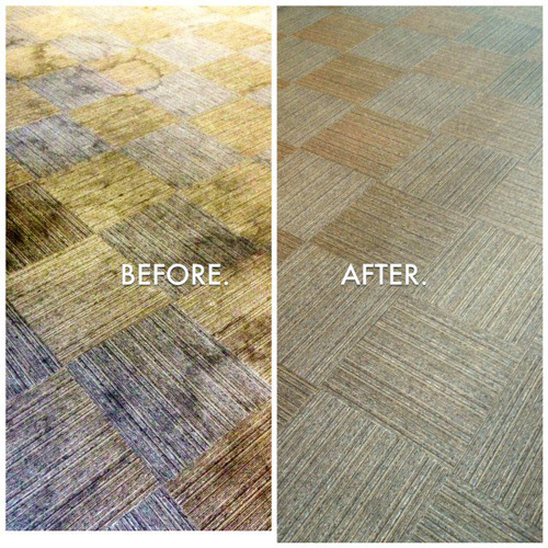 Carpet cleaning before and after in Frederick MD