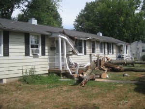 Storm damage